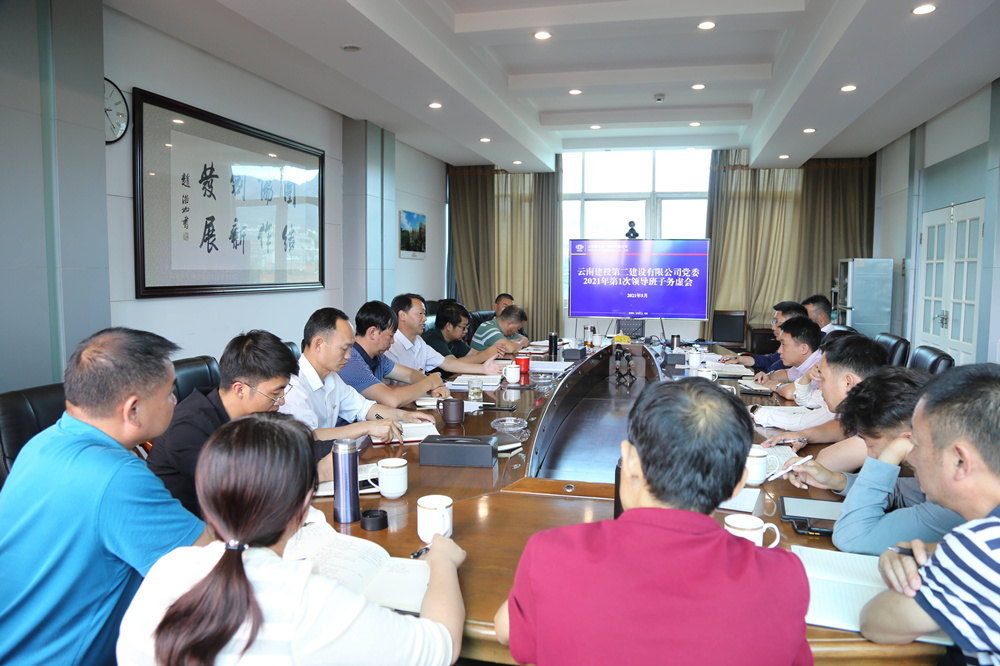 【公司要聞】公司黨委召開2021年第1次領導班子務虛會