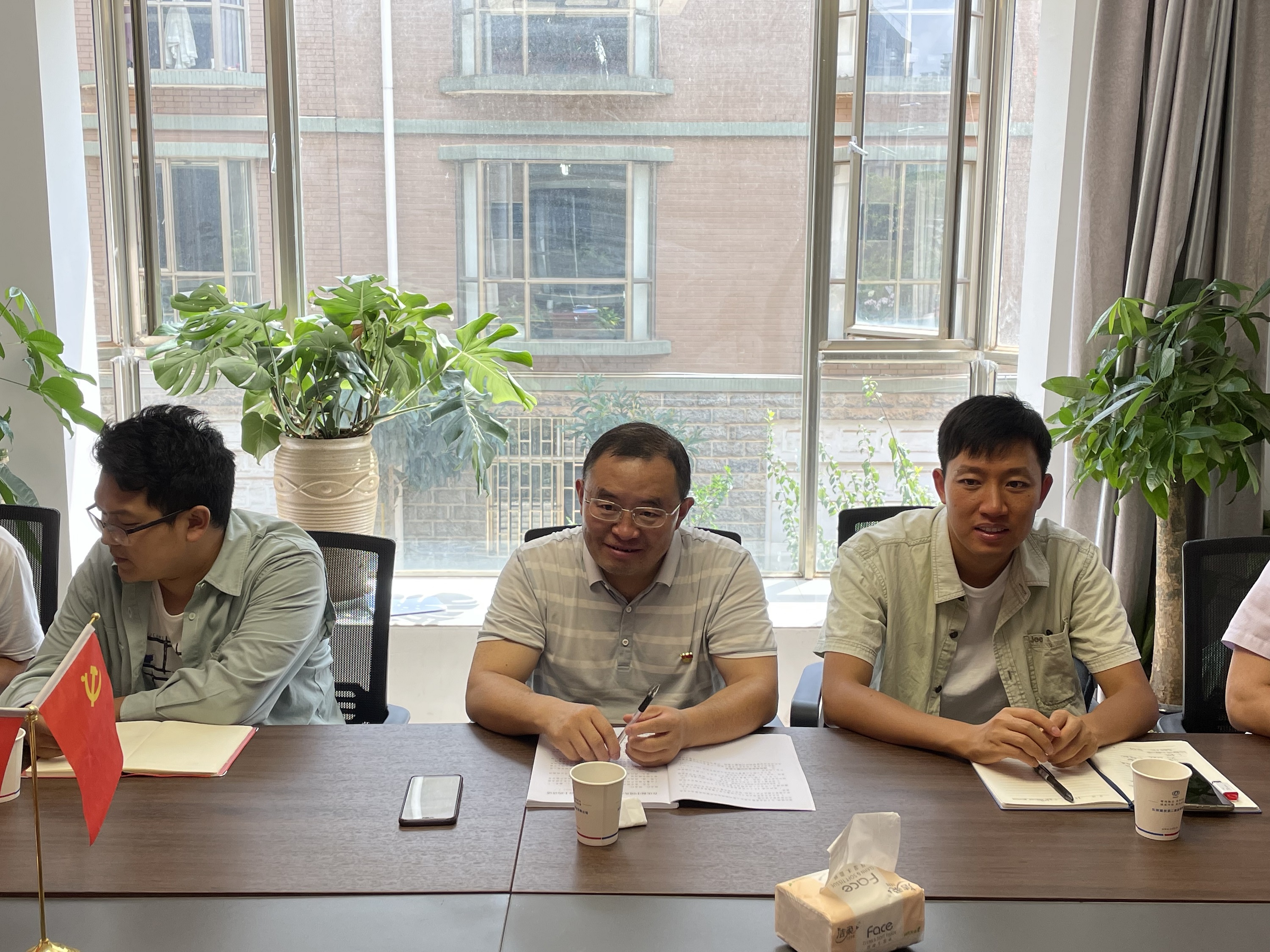 【學(xué)史悟思】公司領(lǐng)導(dǎo)為分管單位黨支部講黨課