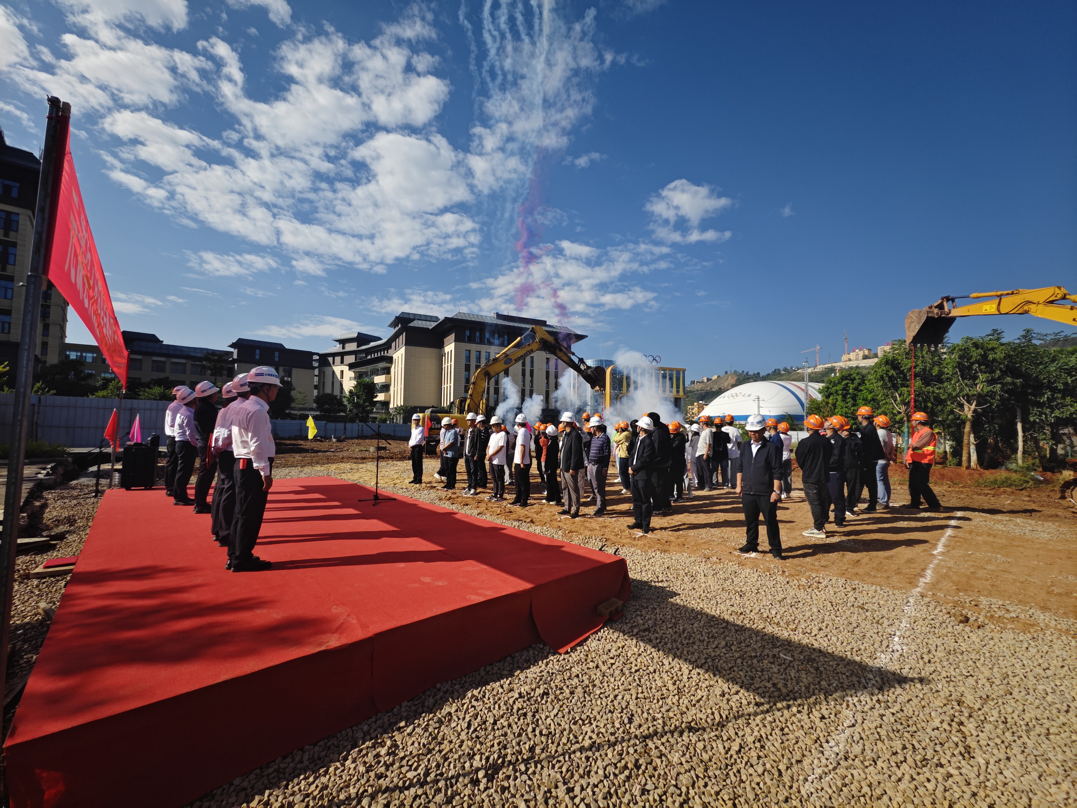 【項目動態(tài)】元謀縣人民醫(yī)院后勤保障中心建設(shè)項目舉行開工儀式