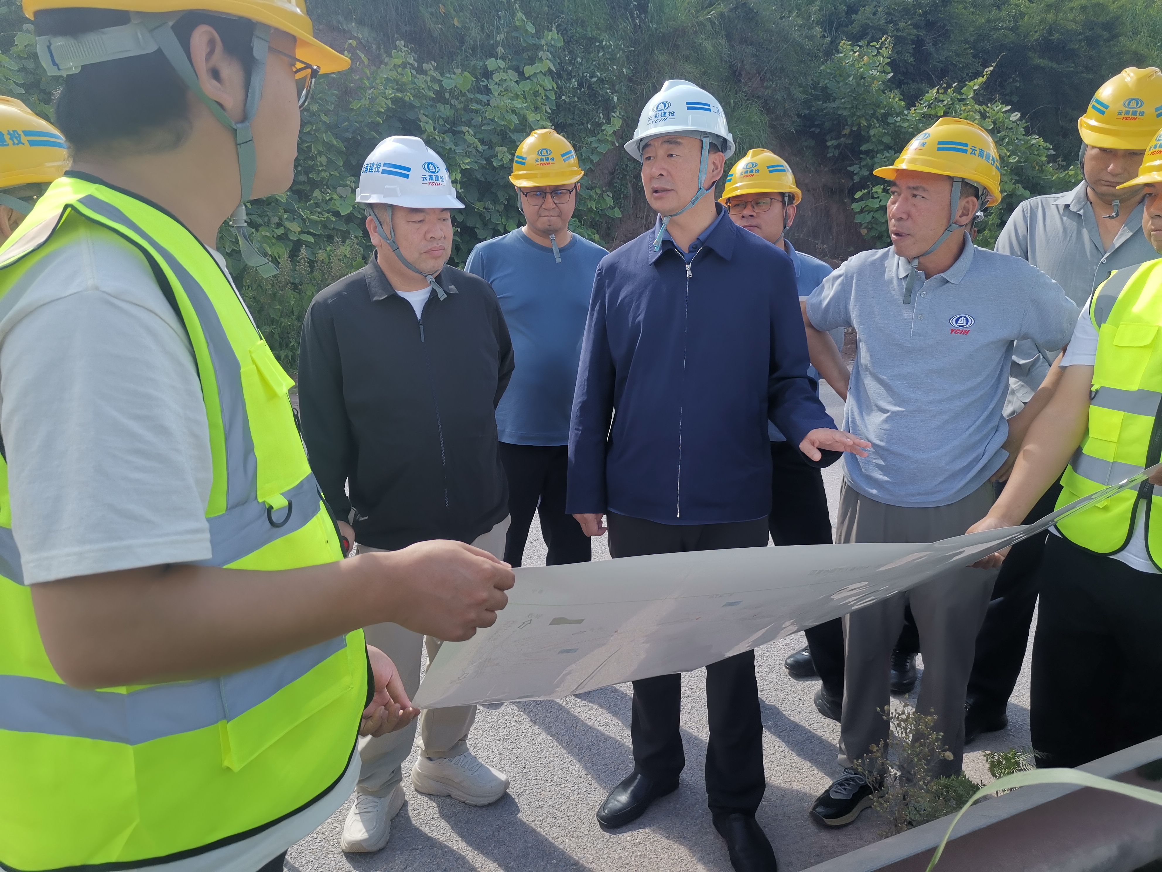 【公司要聞】孫道光到公司兩條高速公路項目調(diào)研